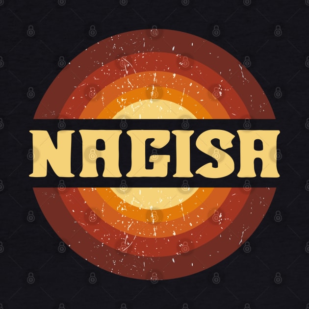 Vintage Proud Name Nagisa Anime Gifts Circle by Amir Dorsman Tribal